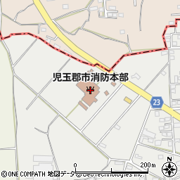 児玉郡市広域消防本部周辺の地図