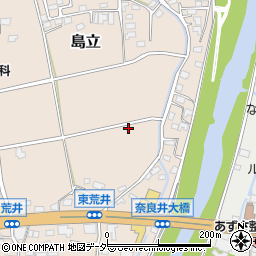 長野県松本市島立421周辺の地図