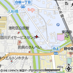 志田ふとん店本店周辺の地図