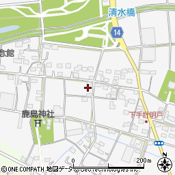 埼玉県深谷市下手計1115周辺の地図