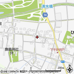 埼玉県深谷市下手計964周辺の地図