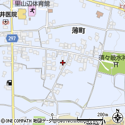 長野県松本市里山辺薄町2856周辺の地図