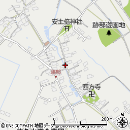 長野県佐久市跡部395周辺の地図