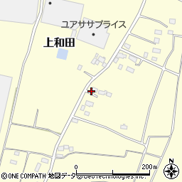 茨城県古河市上和田385-3周辺の地図