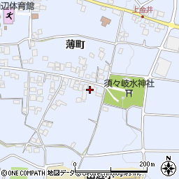 長野県松本市里山辺薄町2788周辺の地図
