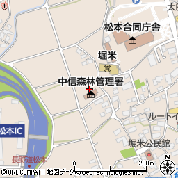 長野県松本市島立1256周辺の地図