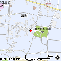 長野県松本市里山辺薄町2787周辺の地図