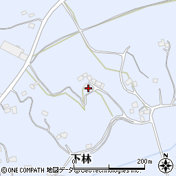 茨城県石岡市下林1333-1周辺の地図