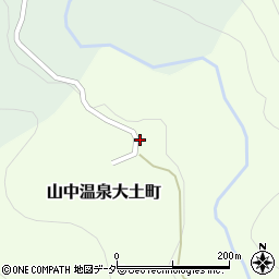 石川県加賀市山中温泉大土町イ周辺の地図
