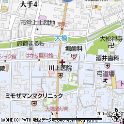 リパーク松本中央３丁目第２駐車場周辺の地図