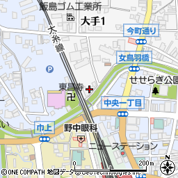 Ａ安全管理センター・屋根工事リフォーム工事相談　松本市・消費者窓口周辺の地図