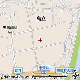 長野県松本市島立荒井周辺の地図