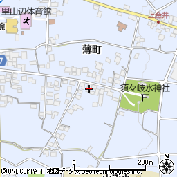 長野県松本市里山辺薄町2795周辺の地図