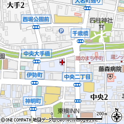 松本市時計博物館周辺の地図