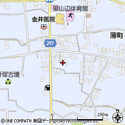 長野県松本市里山辺薄町2881周辺の地図