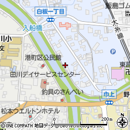長野県松本市白板1丁目4-13周辺の地図