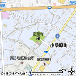 密蔵寺周辺の地図