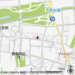 埼玉県深谷市下手計1116周辺の地図