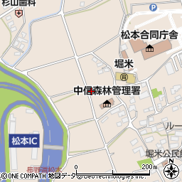 長野県松本市島立1236周辺の地図