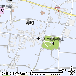 長野県松本市里山辺薄町2786周辺の地図