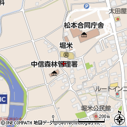 長野県松本市島立1009周辺の地図