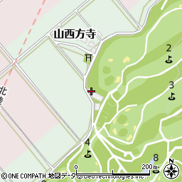 福井県あわら市山西方寺20周辺の地図