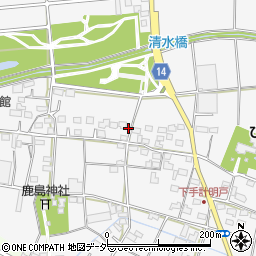 埼玉県深谷市下手計1114周辺の地図