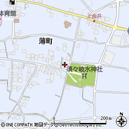 長野県松本市里山辺薄町2784周辺の地図