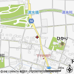 埼玉県深谷市下手計977周辺の地図