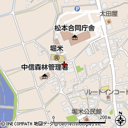 長野県松本市島立1004周辺の地図