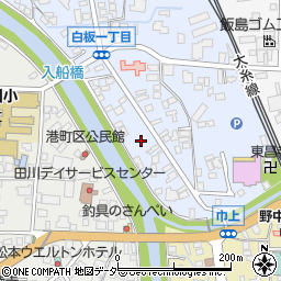 長野県松本市白板1丁目4周辺の地図