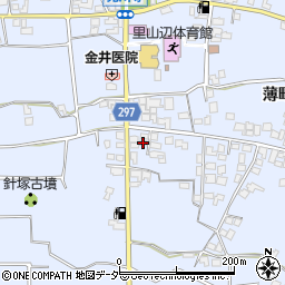 長野県松本市里山辺薄町2885周辺の地図