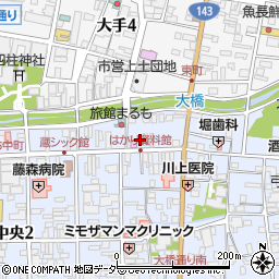トキシラズ 松本周辺の地図