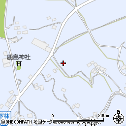 茨城県石岡市下林1348周辺の地図