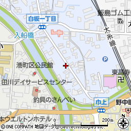 長野県松本市白板1丁目4-39周辺の地図