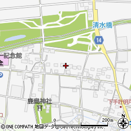 埼玉県深谷市下手計1118周辺の地図