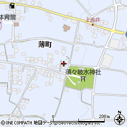 長野県松本市里山辺薄町2782周辺の地図