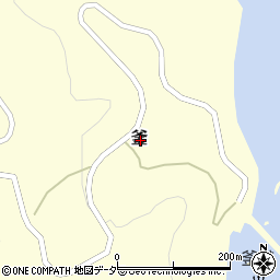島根県隠岐郡隠岐の島町釜周辺の地図