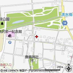 埼玉県深谷市下手計1121周辺の地図