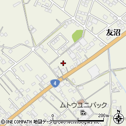 栃木県下都賀郡野木町友沼4848周辺の地図