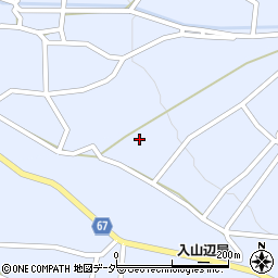 長野県松本市入山辺1650-2周辺の地図