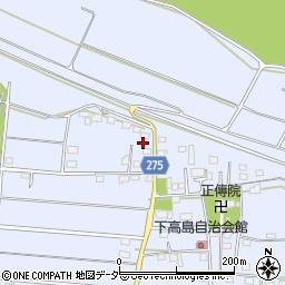 埼玉県深谷市高島296周辺の地図