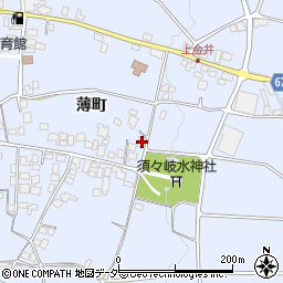 長野県松本市里山辺薄町2783周辺の地図