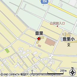 豊里保育園周辺の地図