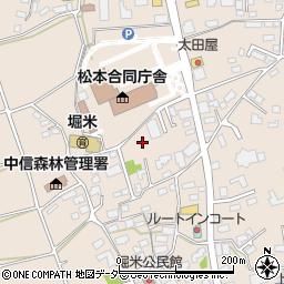 堀米公園周辺の地図