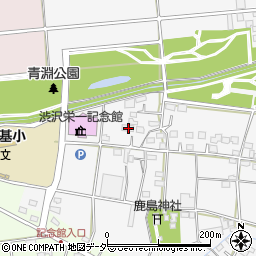 埼玉県深谷市下手計1200周辺の地図