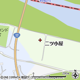 埼玉県深谷市二ツ小屋周辺の地図