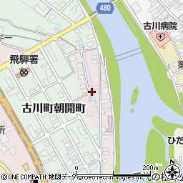 岐阜県飛騨市古川町高野165周辺の地図