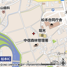 長野県松本市島立1253周辺の地図