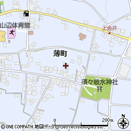 長野県松本市里山辺薄町2771周辺の地図